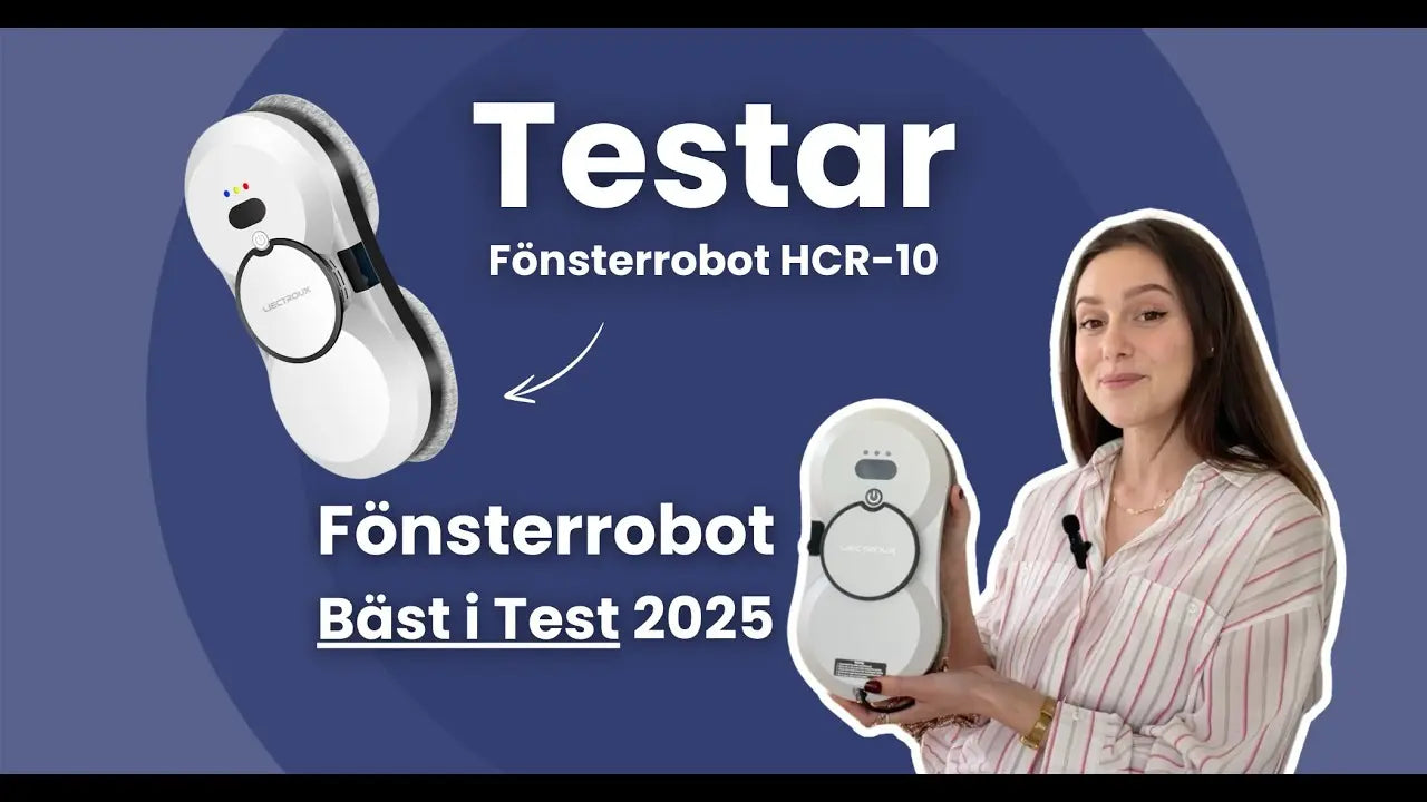 Test av fönsterrobot HCR-10 – Recension och omdöme från Testproffs.se