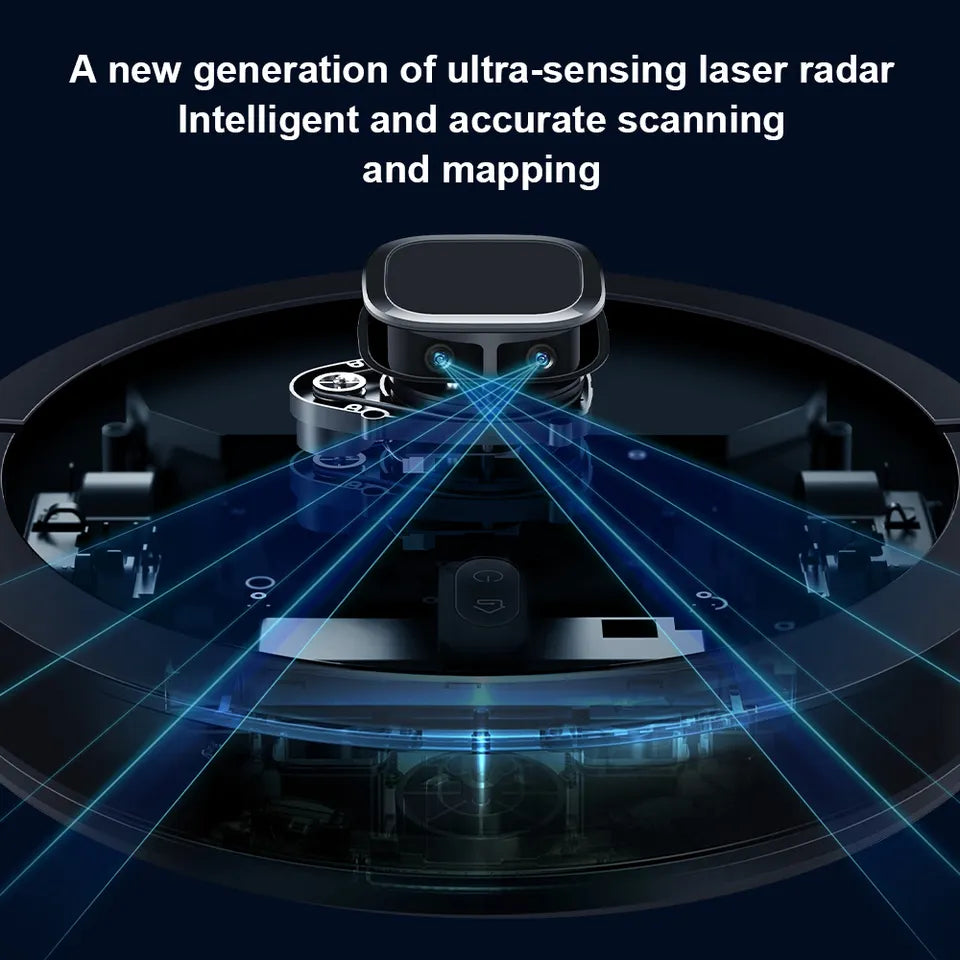 Liectroux G7 - Kraftig robotdammsugare med moppfunktion och automatisk tömning