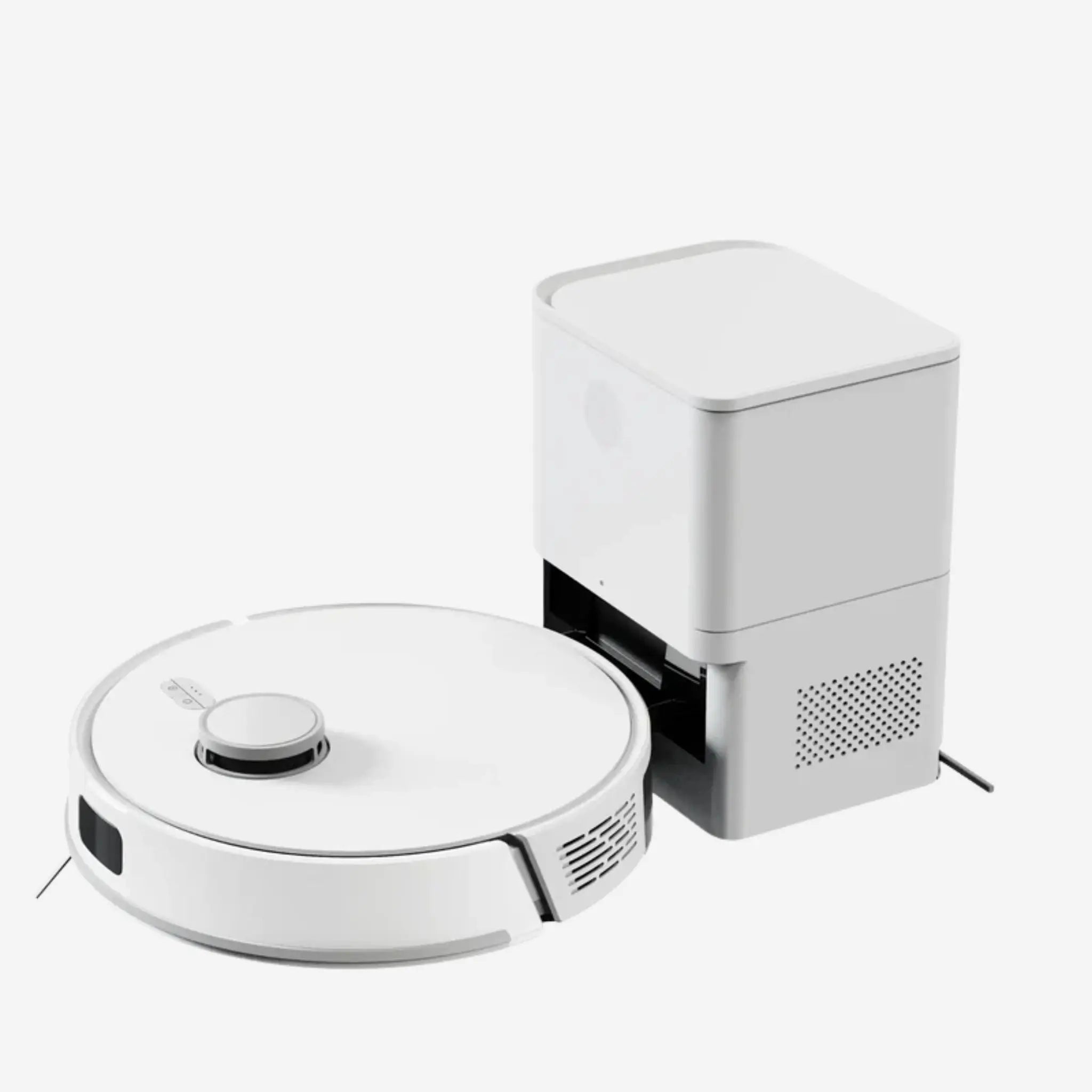 Robotdammsugare M70 med självtömmande dockningsstation för minimal underhåll och maximal bekvämlighet.