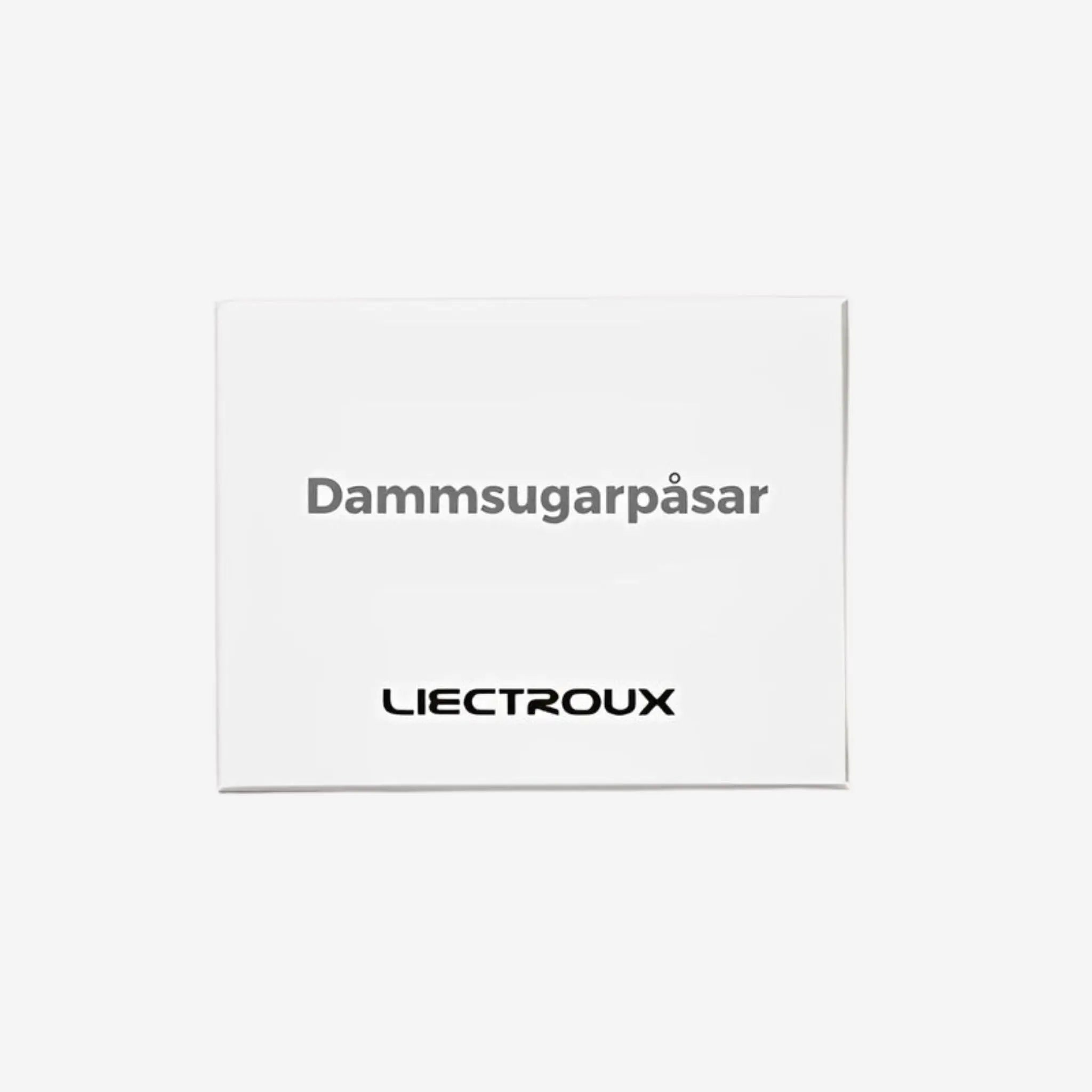 Dammsugarpåsar från RobotRent för Liectroux robotdammsugare G7, originalförpackning för effektiv och hygienisk dammuppsamling.