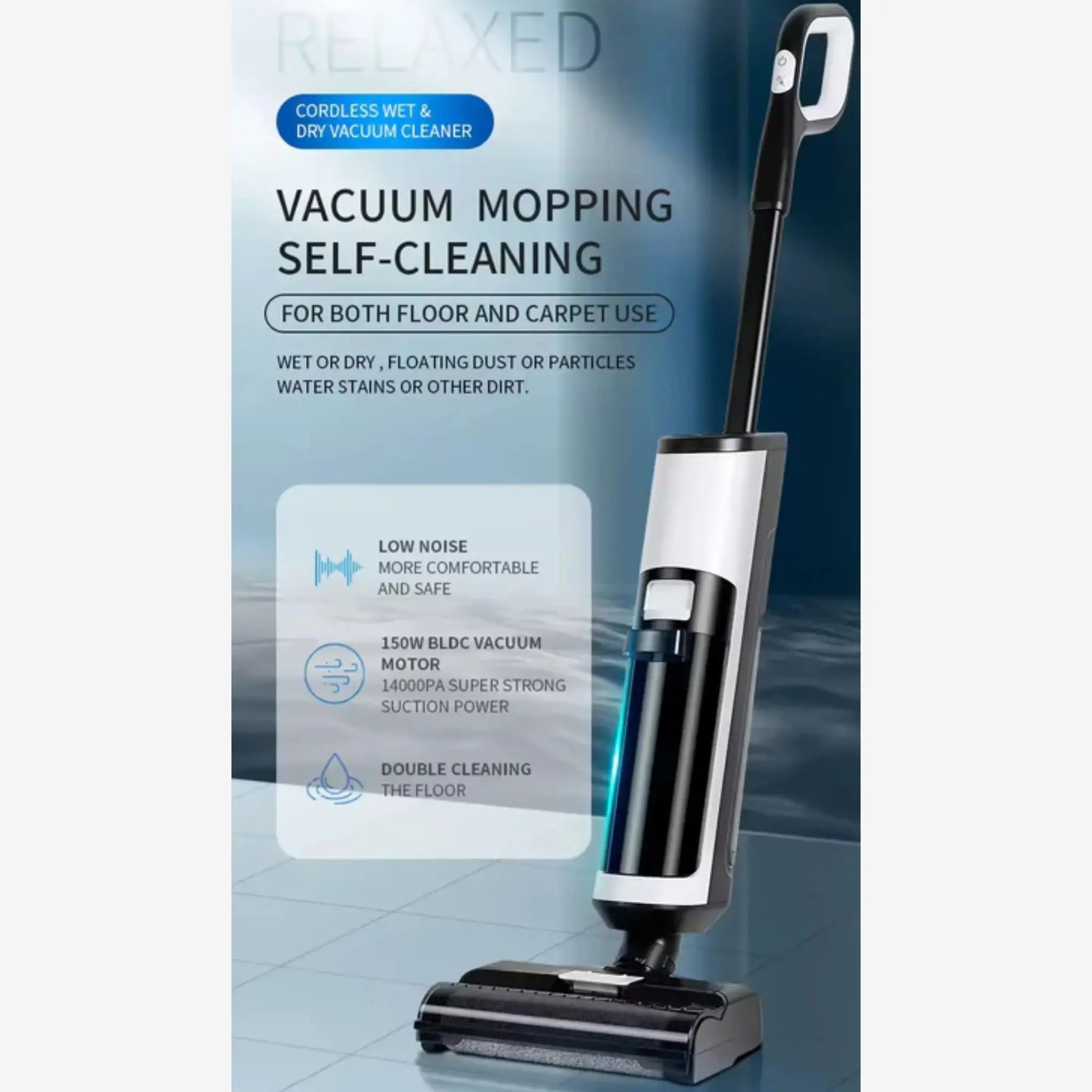 Skaftdammsugare i7 Pro i användning – våt- och torrdammsugning för hårda golv och mattor