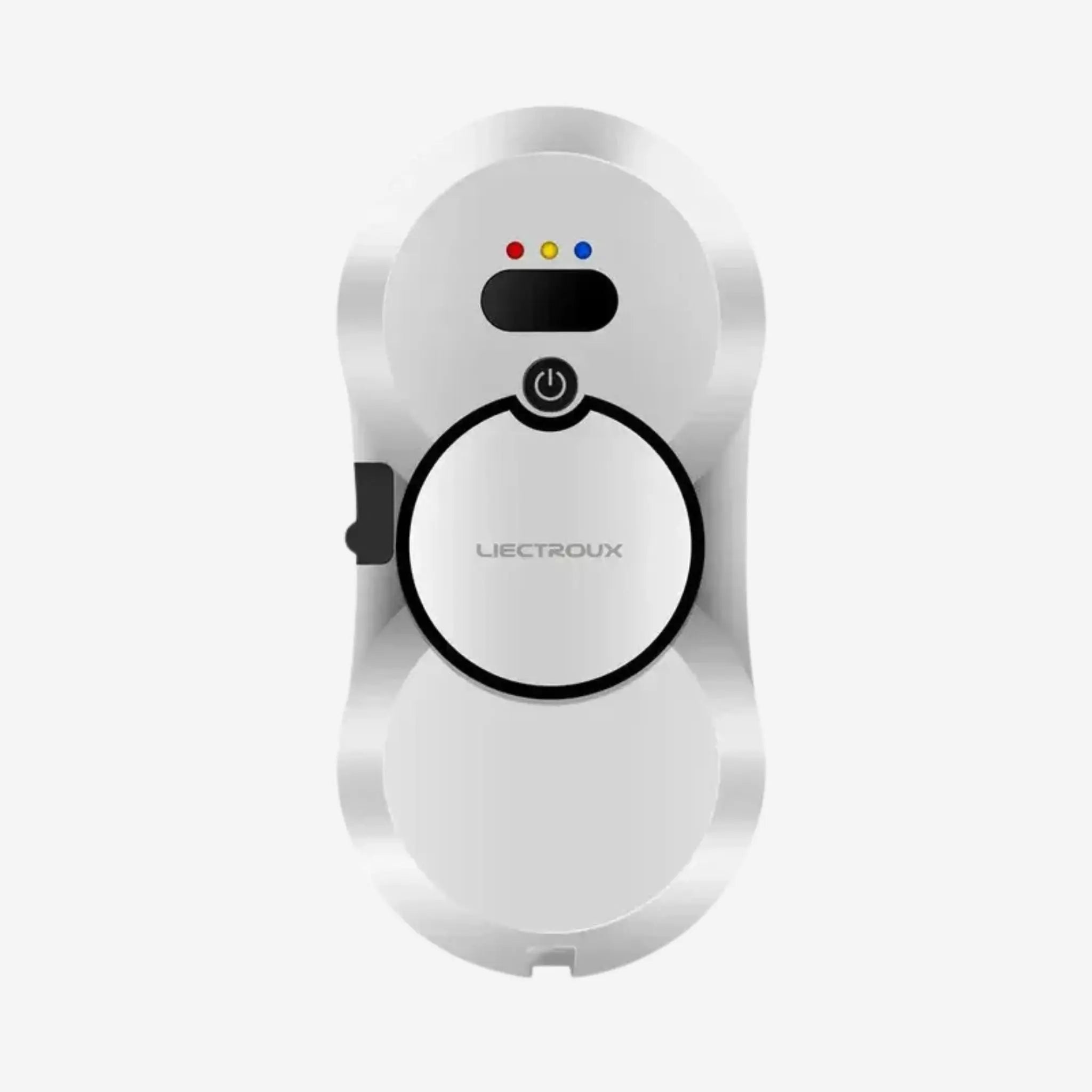 Fönsterputsrobot HCR-10 tydlig översikt av design, sensorer och kontrollknapp.