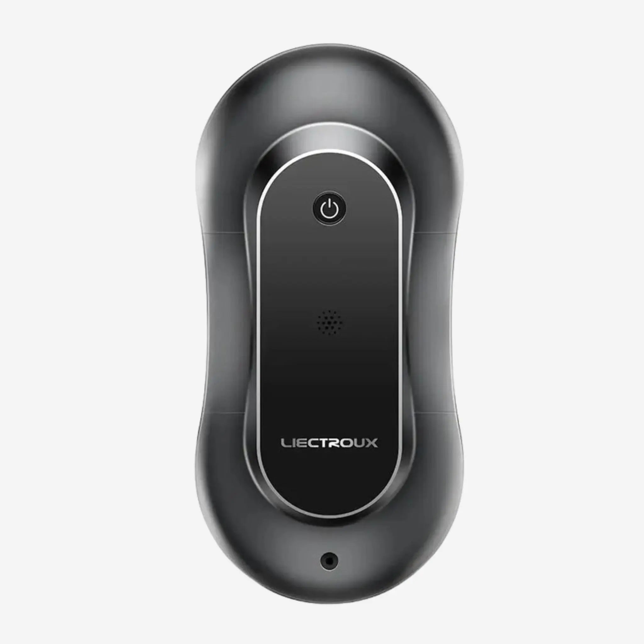 Fönsterputsrobot YW810 i svart design, produktbild framifrån med minimalistisk och modern form.