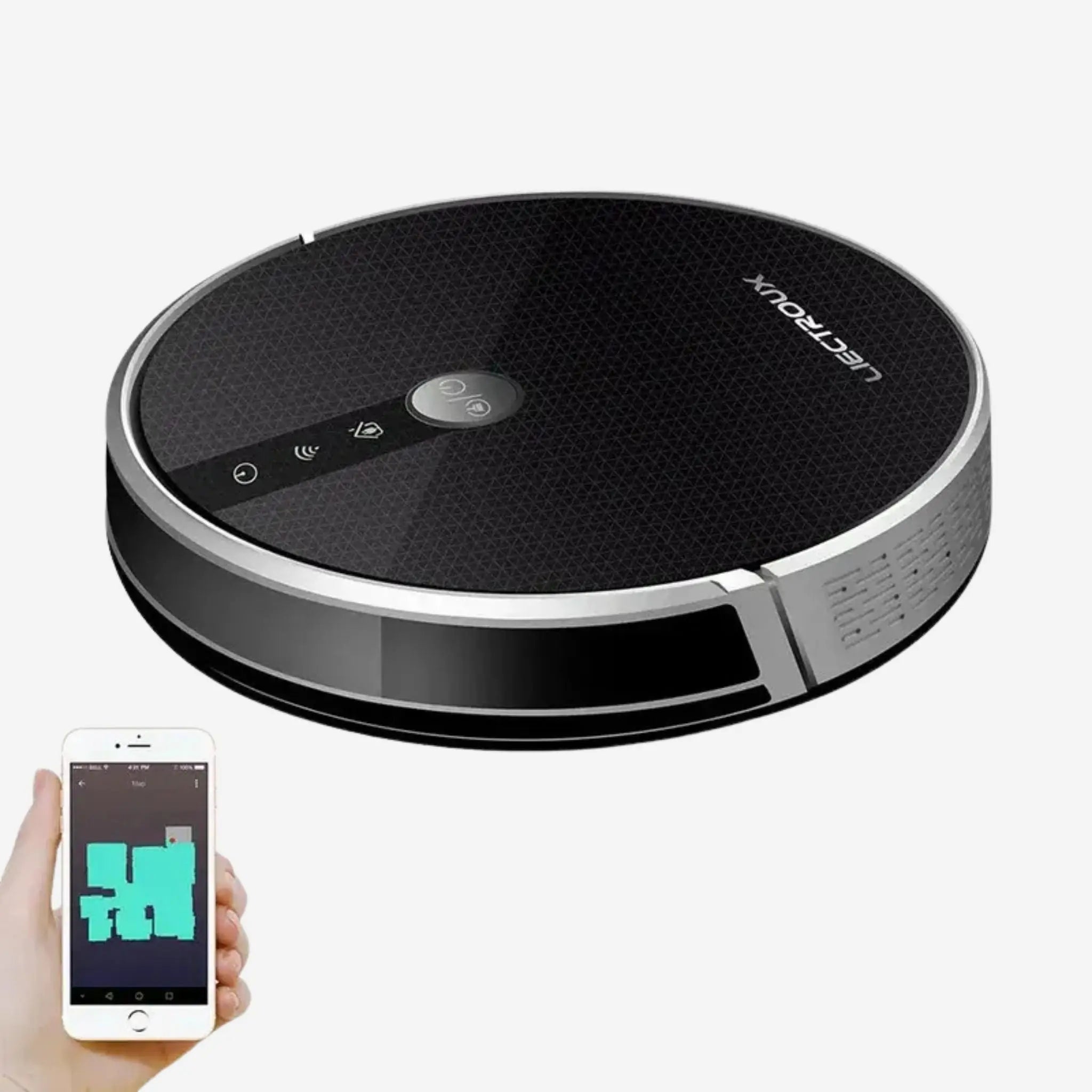 Liectroux C30B robotdammsugare med smart appstyrning och effektiv navigering för automatiserad och enkel städning.